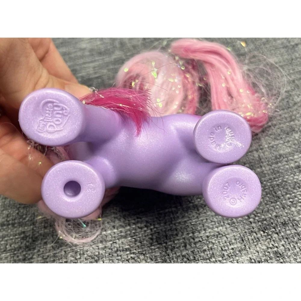 2007 Hasbro My Little Pony MLP G3 StarSong Purple Tinsel Glitter Wing 4.5 